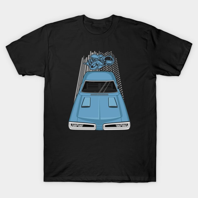 Dodge Coronet Super Bee 1970 - blue T-Shirt by V8social